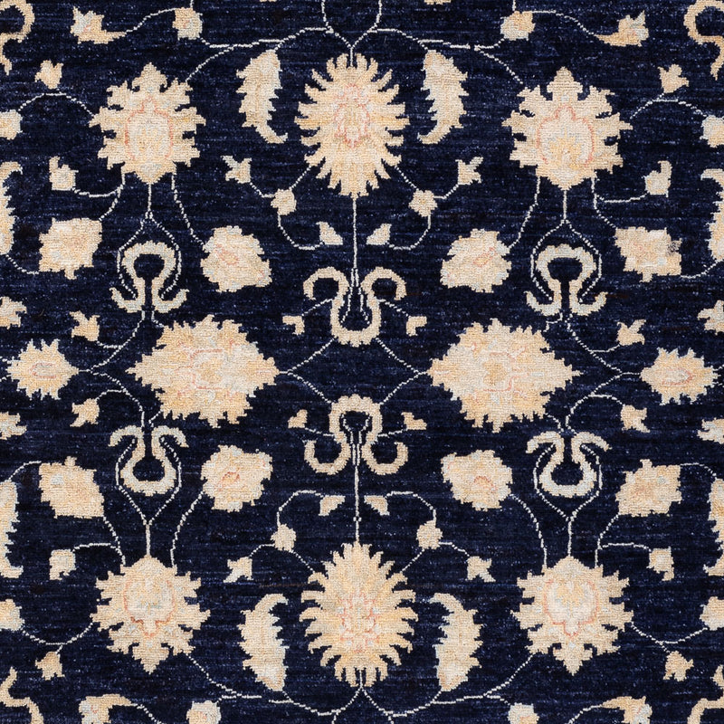 Alfombra Ziegler - 205 x 151 cm - azul oscuro