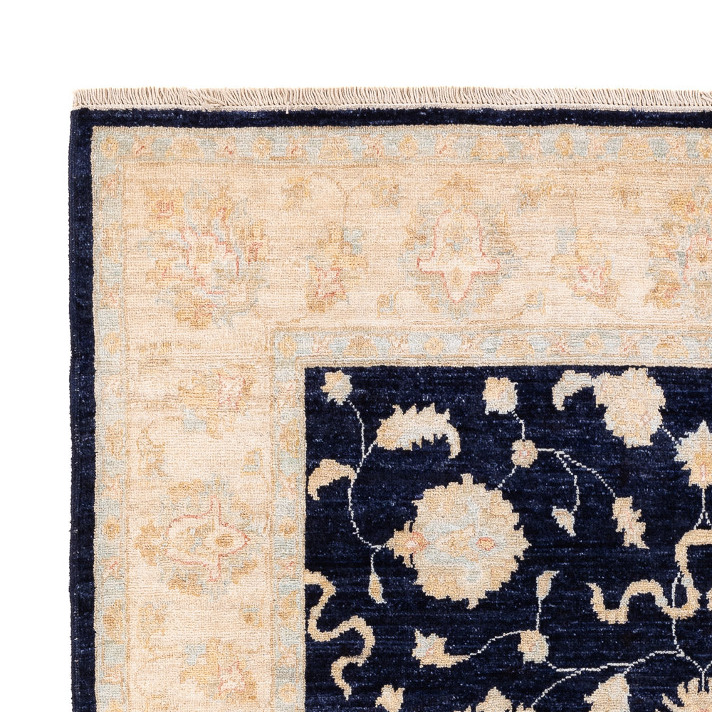 Alfombra Ziegler - 205 x 151 cm - azul oscuro