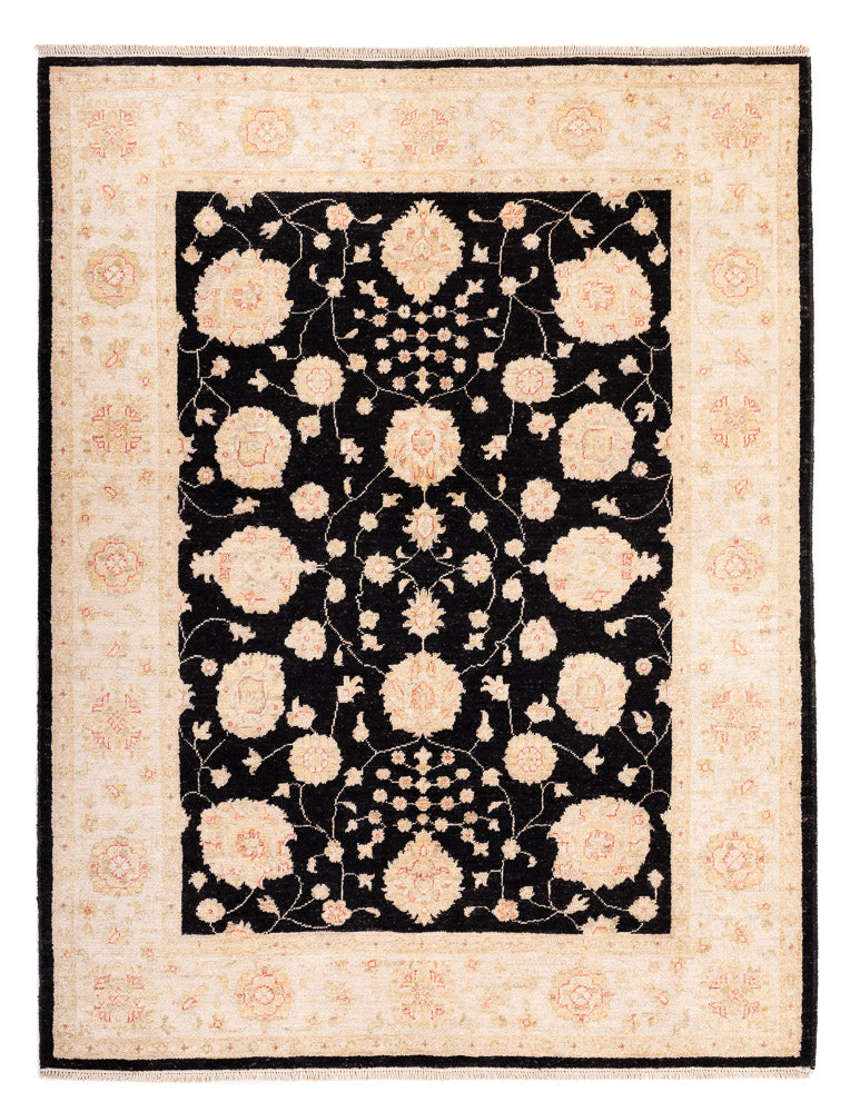 Alfombra Ziegler - 197 x 151 cm - azul oscuro