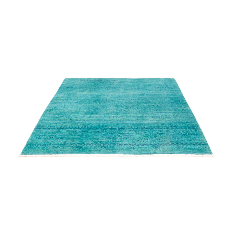 Alfombra Ziegler - Moderna - Vintage/revestido - 210 x 153 cm - azul