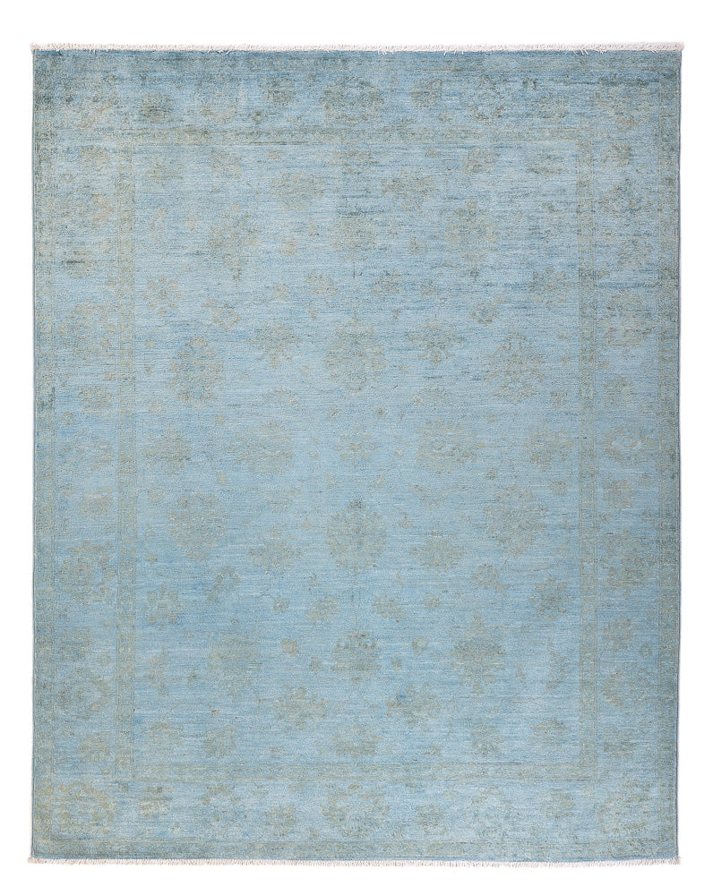 Alfombra Ziegler - Moderna - Vintage/revestido - 194 x 149 cm - azul claro