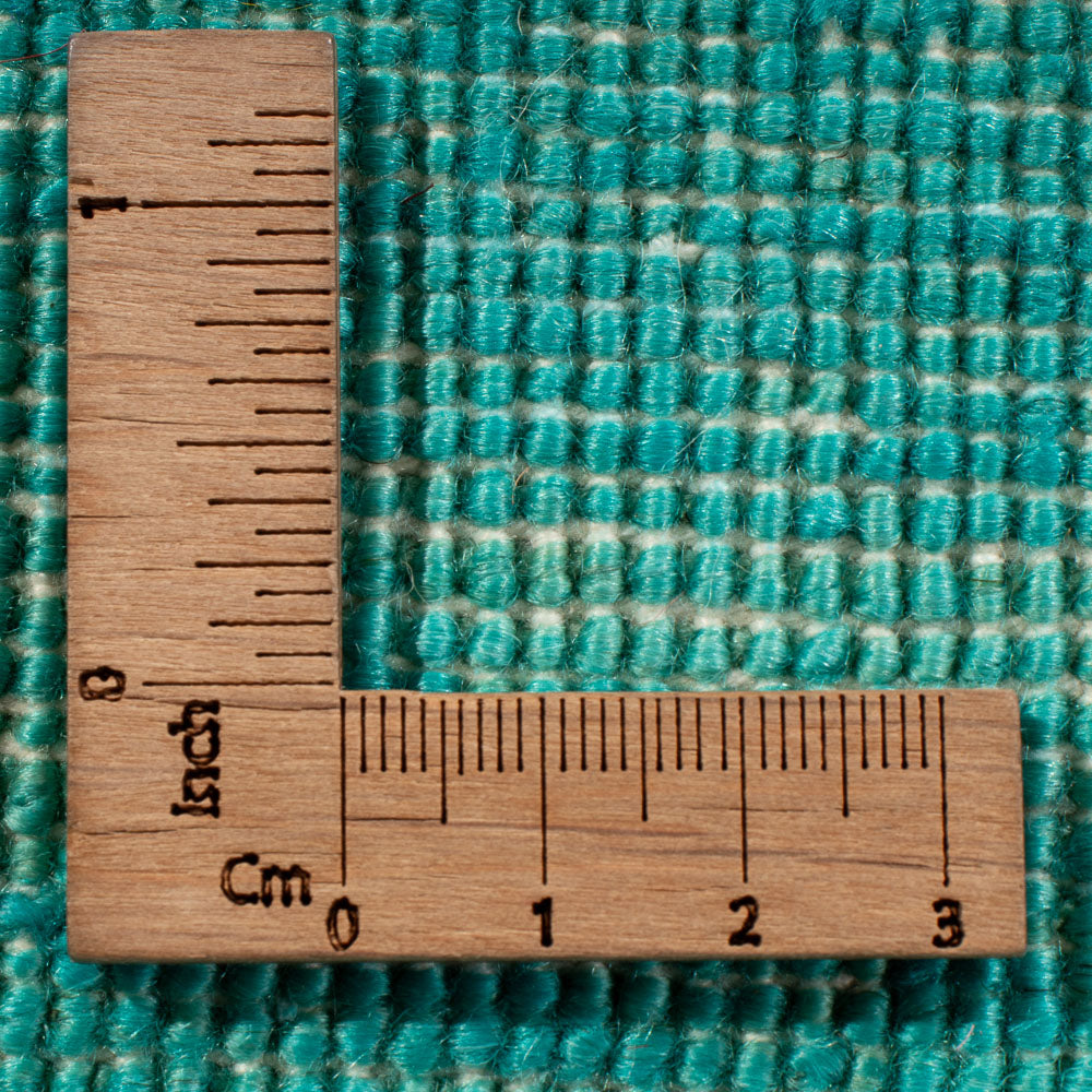 Alfombra Ziegler - Moderna - Vintage/revestido - 193 x 148 cm - turquesa