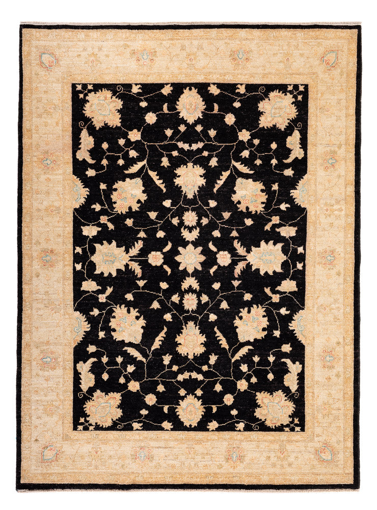 Alfombra Ziegler - 204 x 151 cm - azul oscuro