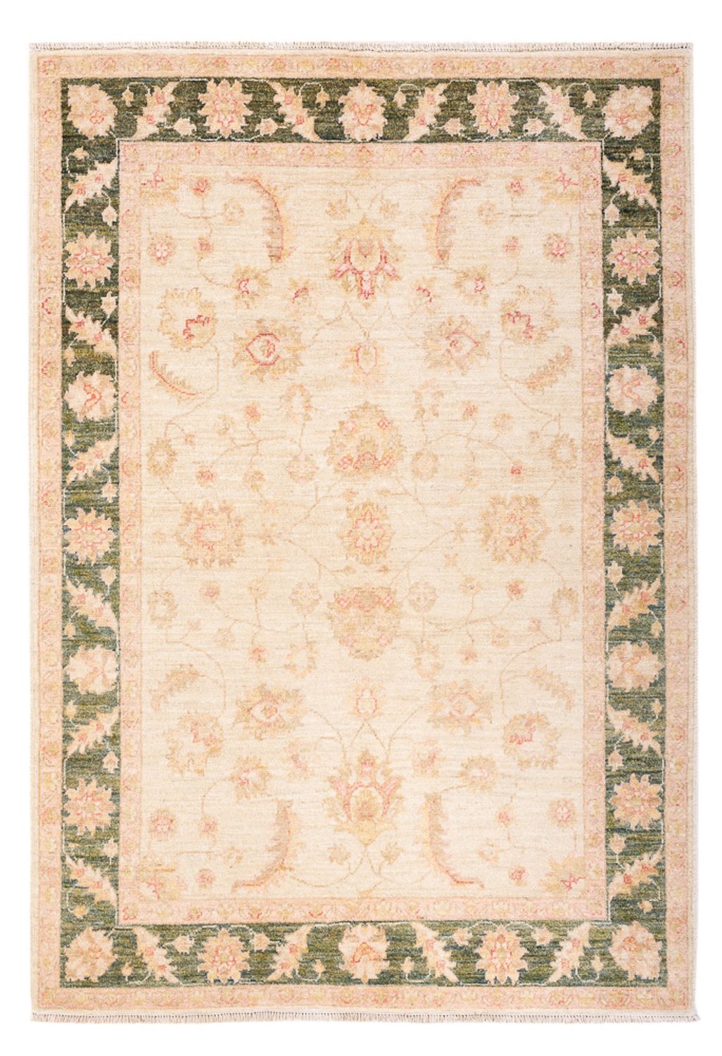 Alfombra Ziegler - 182 x 125 cm - blanco natural