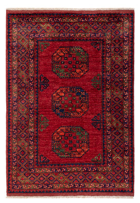 Alfombra afgana - 179 x 123 cm - rojo