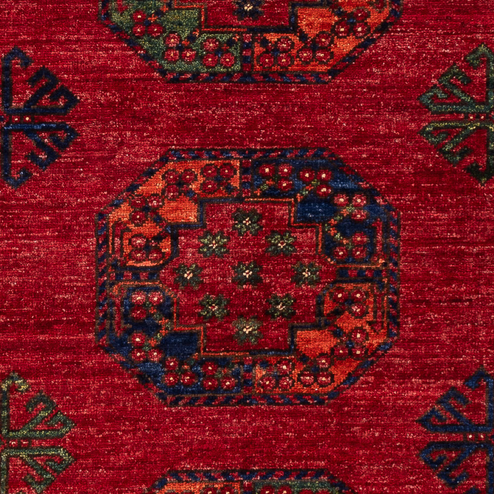Alfombra afgana - 179 x 123 cm - rojo