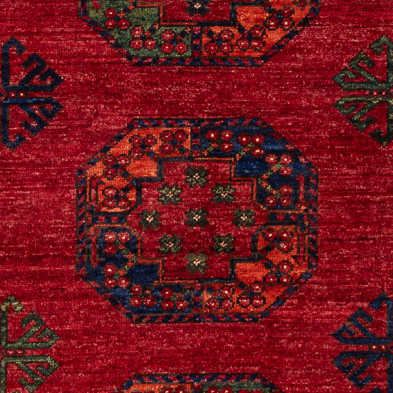 Alfombra afgana - 179 x 123 cm - rojo