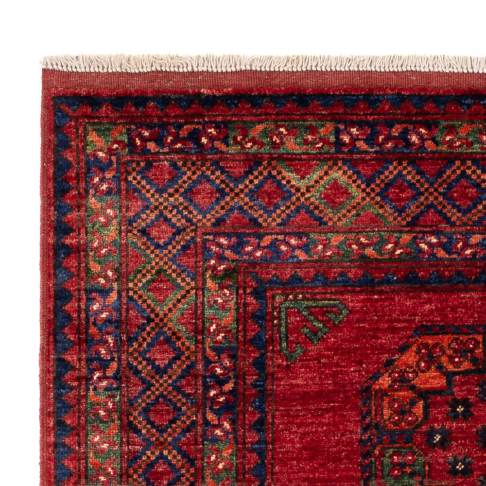 Alfombra afgana - 179 x 123 cm - rojo
