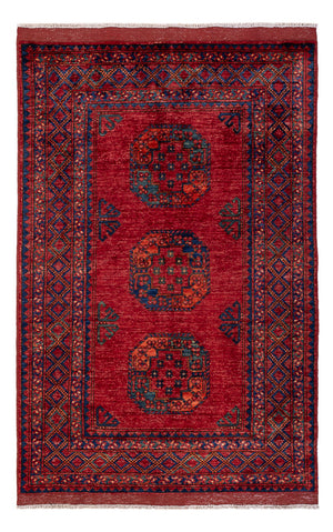Alfombra afgana - 182 x 120 cm - rojo