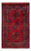 Alfombra afgana - 182 x 120 cm - rojo