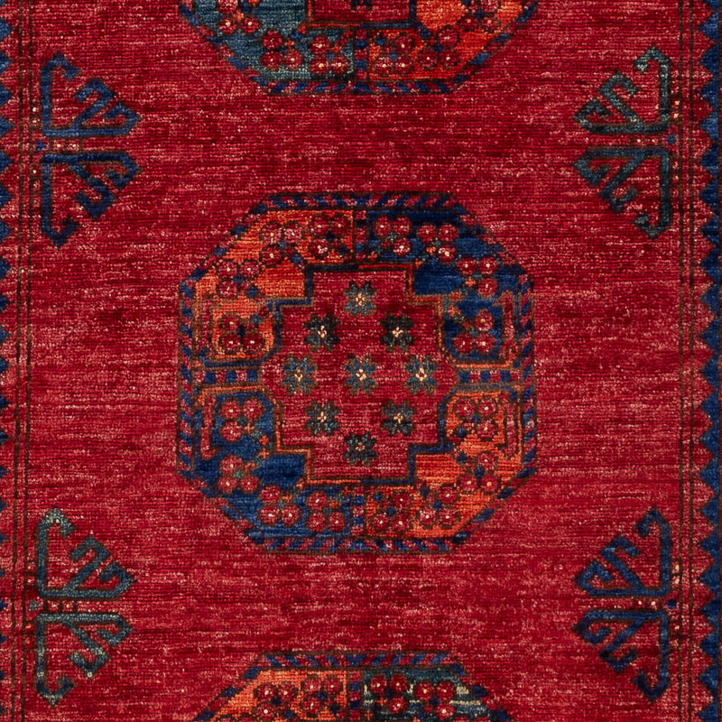 Alfombra afgana - 182 x 120 cm - rojo