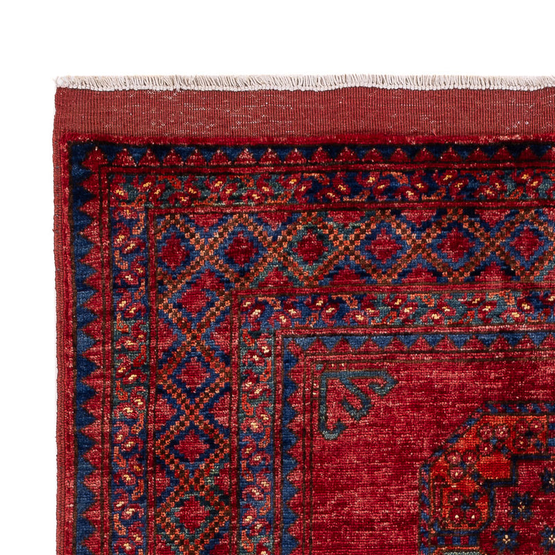 Alfombra afgana - 182 x 120 cm - rojo