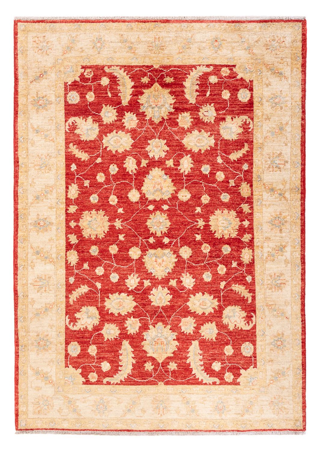 Alfombra Ziegler - 177 x 124 cm - rojo