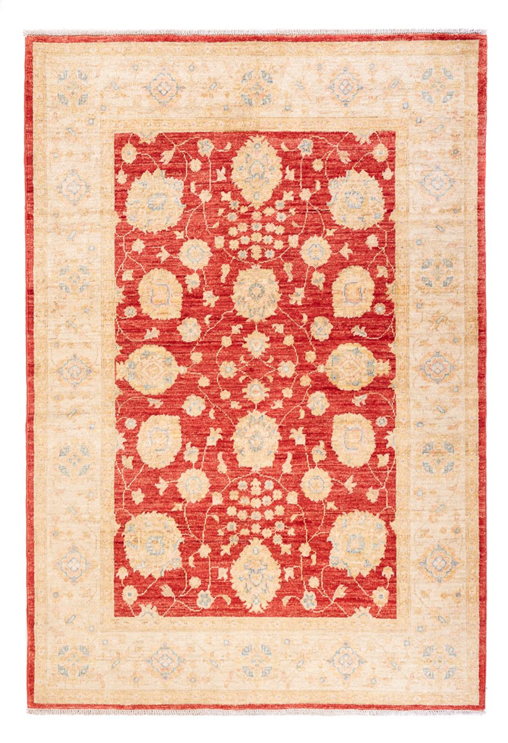 Alfombra Ziegler - 181 x 123 cm - rojo