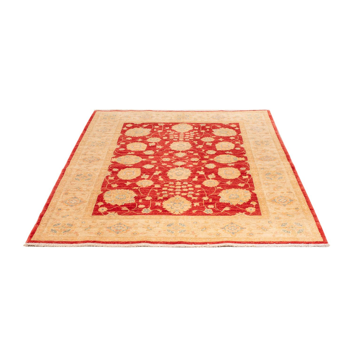 Alfombra Ziegler - 181 x 123 cm - rojo