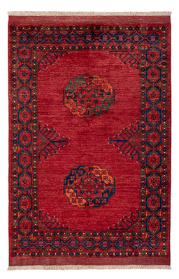Alfombra afgana - 183 x 125 cm - rojo