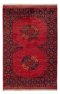 Alfombra afgana - 183 x 125 cm - rojo