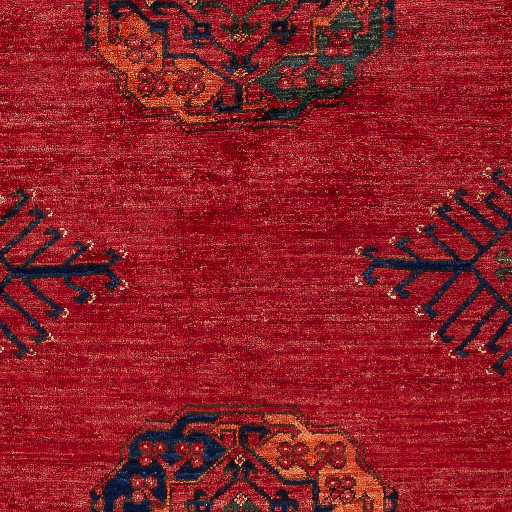 Alfombra afgana - 183 x 125 cm - rojo