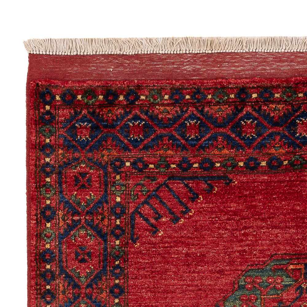 Alfombra afgana - 183 x 125 cm - rojo