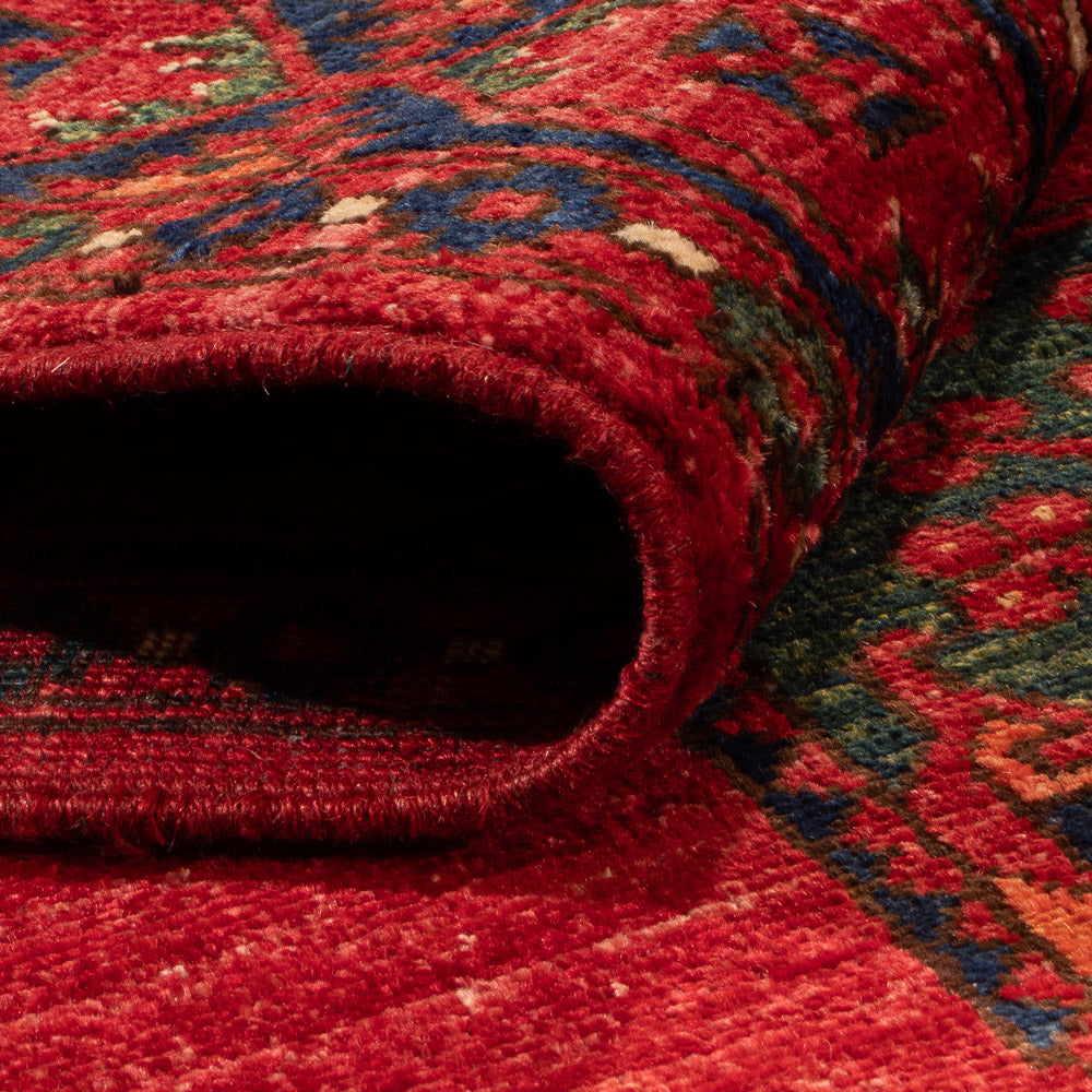 Alfombra afgana - 183 x 125 cm - rojo