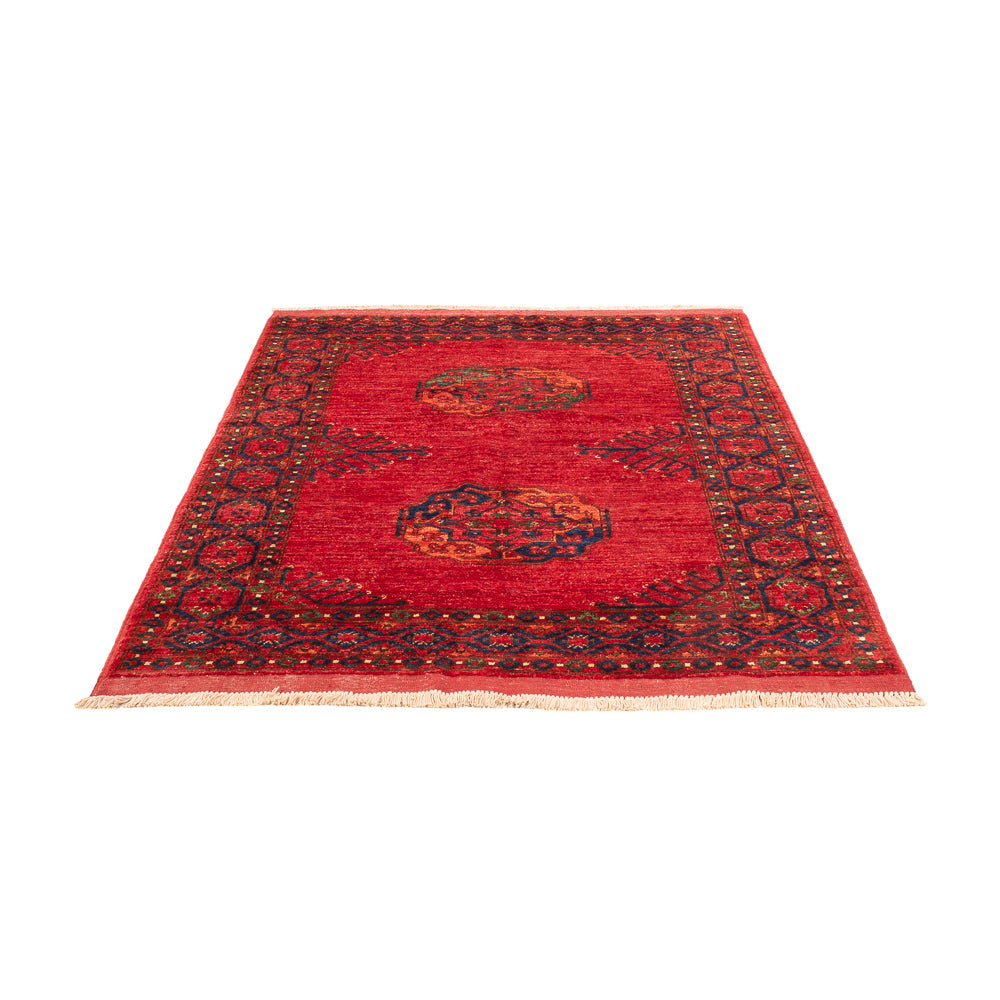 Alfombra afgana - 183 x 125 cm - rojo
