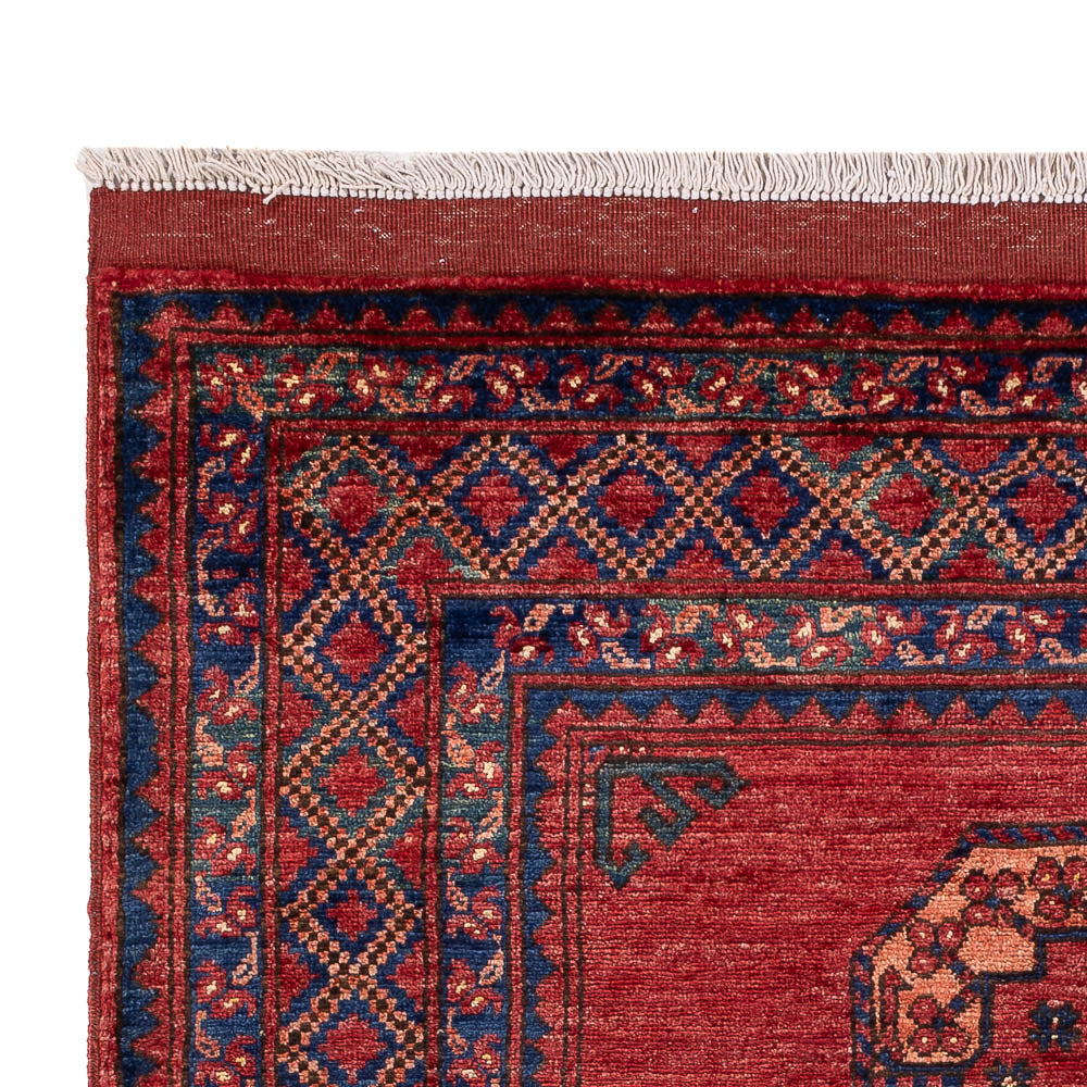 Alfombra afgana - 181 x 124 cm - rojo