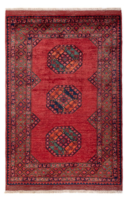 Alfombra afgana - 186 x 123 cm - rojo