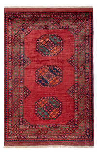 Alfombra afgana - 186 x 123 cm - rojo