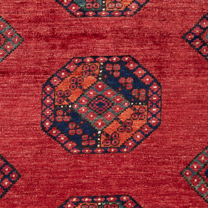 Alfombra afgana - 186 x 123 cm - rojo