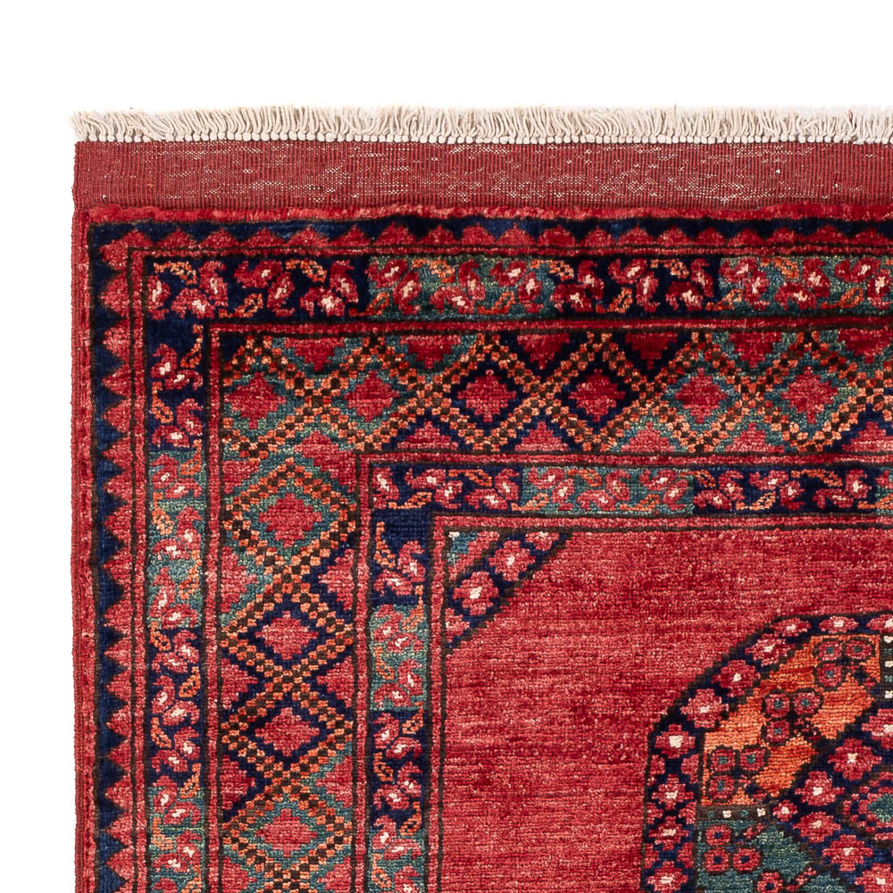 Alfombra afgana - 186 x 123 cm - rojo