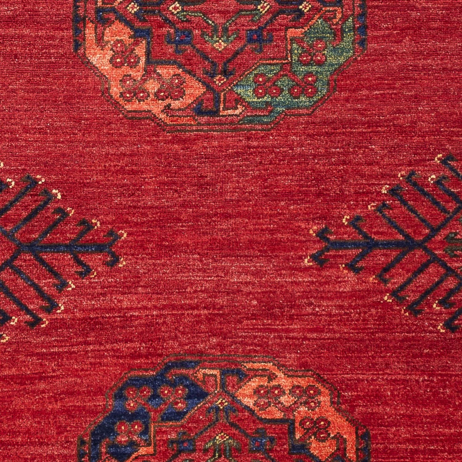 Alfombra afgana - 181 x 122 cm - rojo
