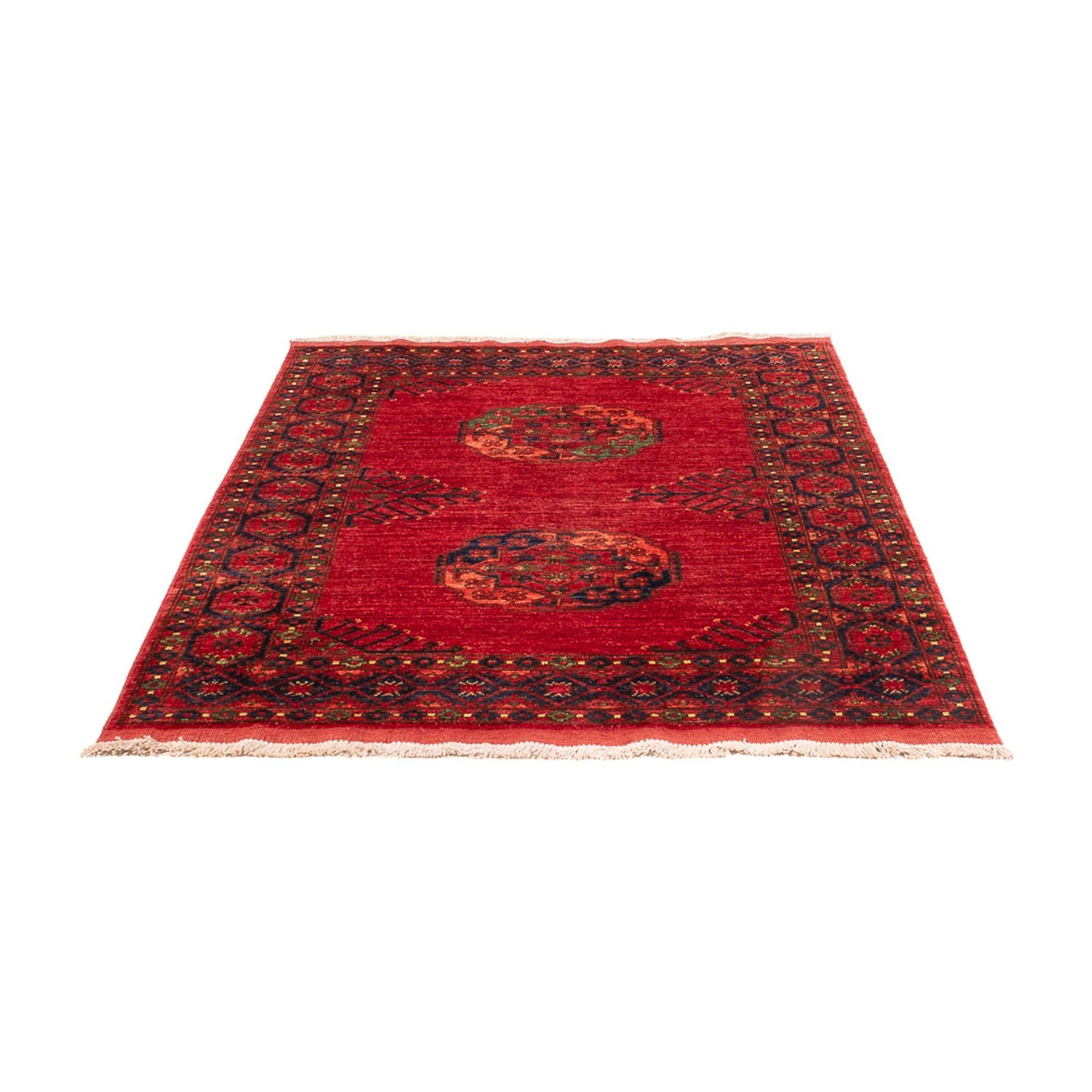 Alfombra afgana - 181 x 122 cm - rojo
