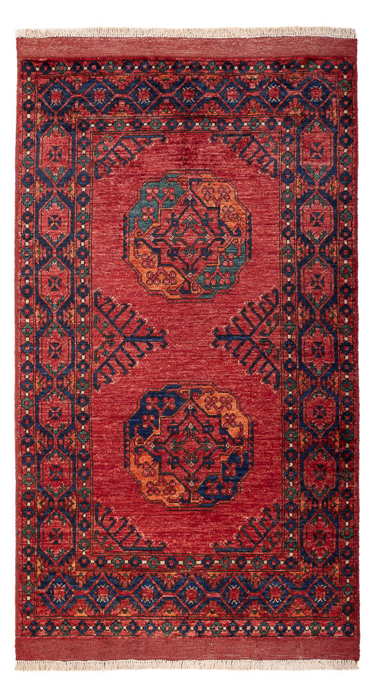 Alfombra afgana - 173 x 101 cm - rojo