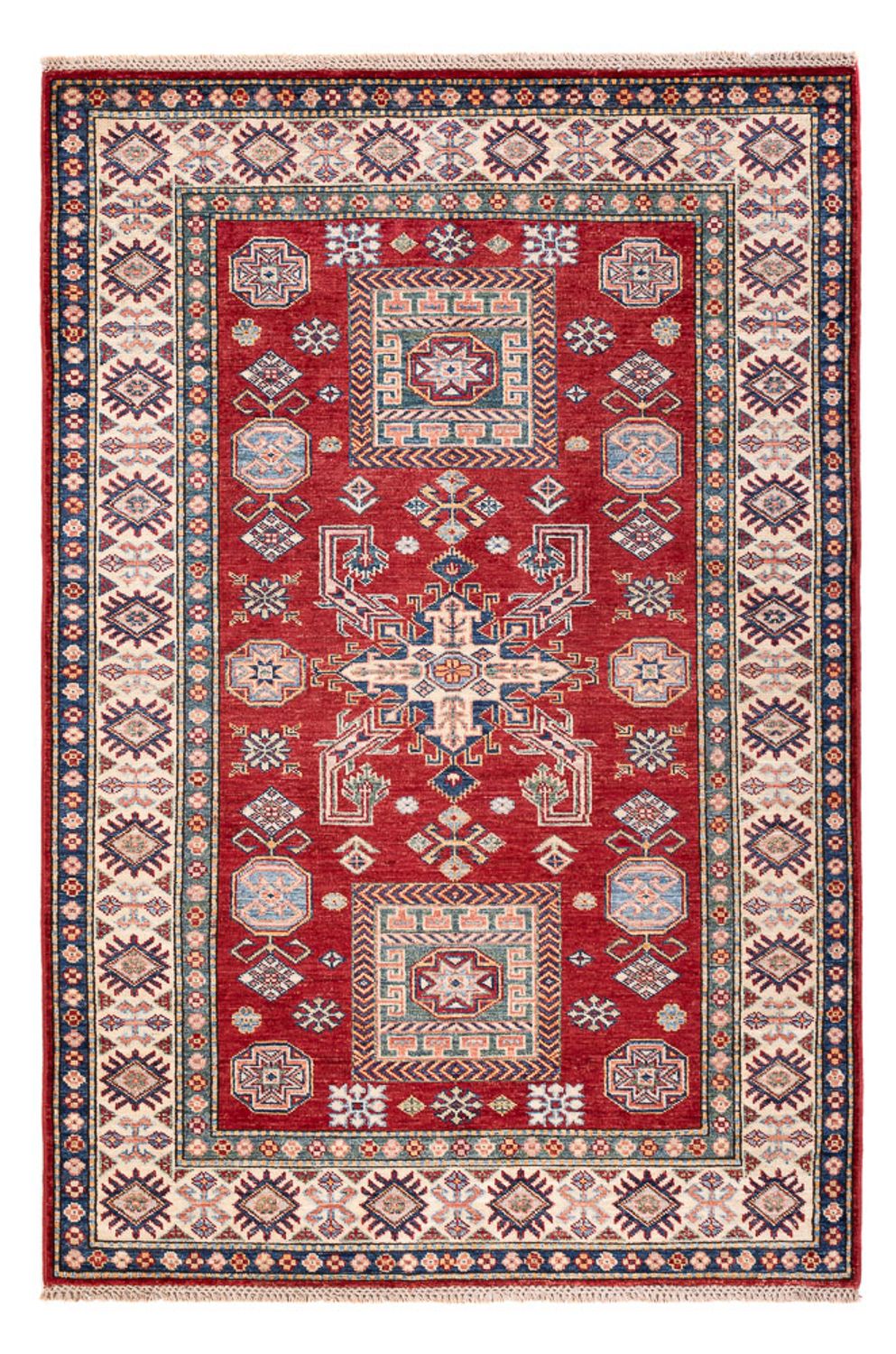 Alfombra Ziegler - Kazak - Real - 181 x 120 cm - rojo