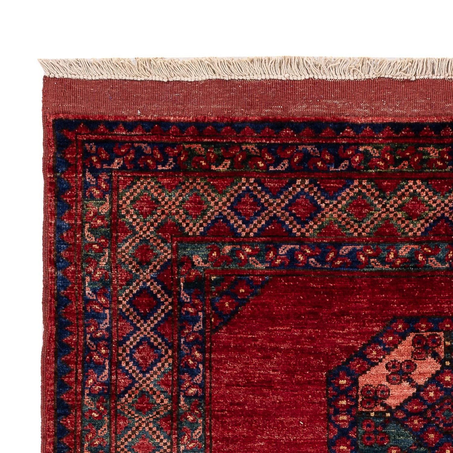 Alfombra afgana - 179 x 124 cm - rojo