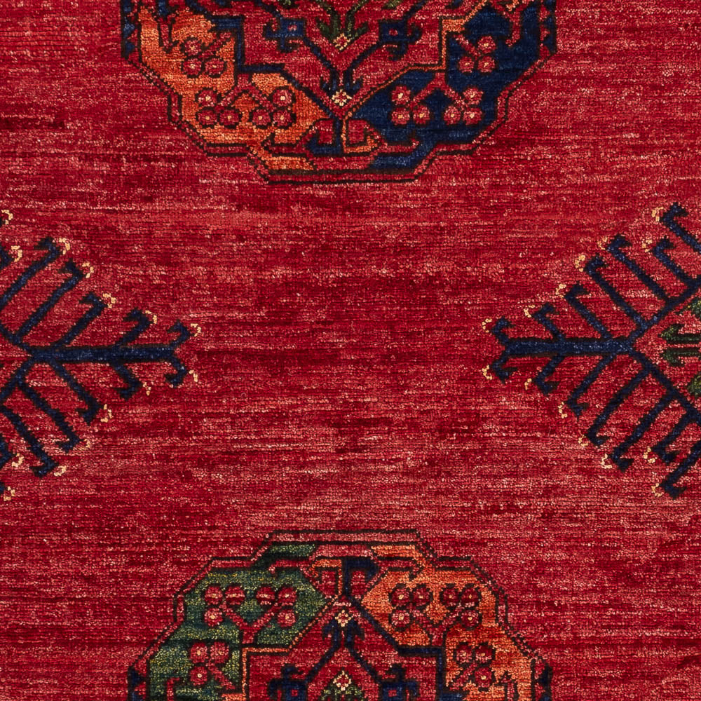 Alfombra afgana - 188 x 123 cm - rojo