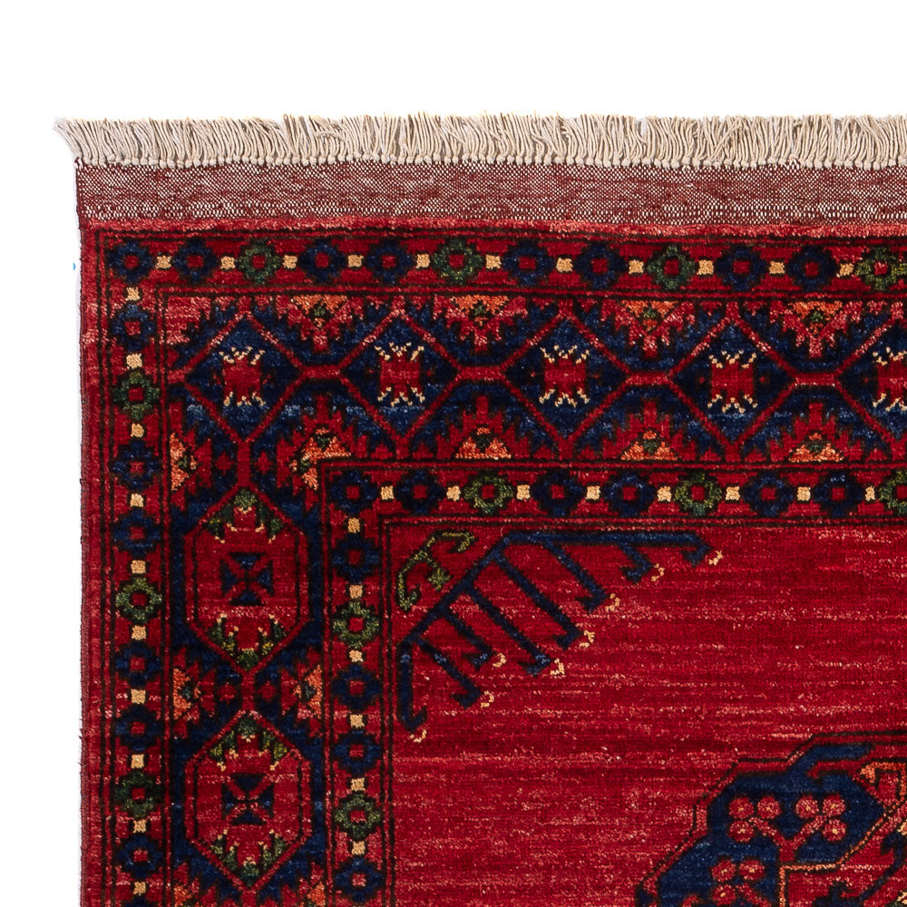 Alfombra afgana - 188 x 123 cm - rojo