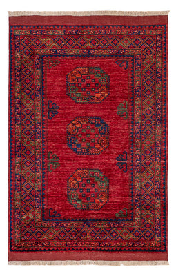 Alfombra afgana - 182 x 122 cm - rojo