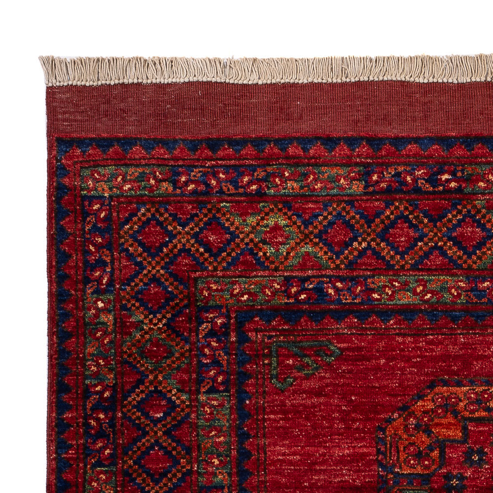 Alfombra afgana - 182 x 122 cm - rojo