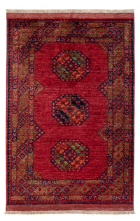 Alfombra afgana - 180 x 121 cm - rojo