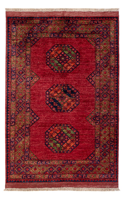 Alfombra afgana 121x180cm - Alfombra oriental - rojo