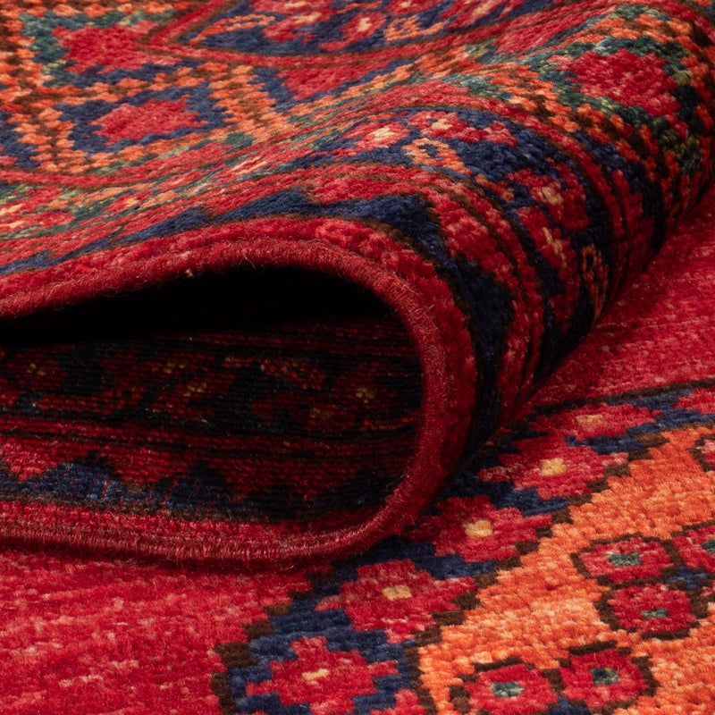 Alfombra afgana - 180 x 124 cm - rojo