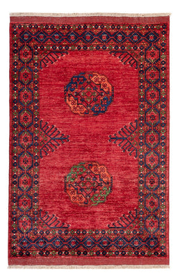 Alfombra afgana - 182 x 122 cm - rojo