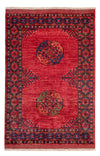 Alfombra afgana 122x182cm - Alfombra oriental - Rectángulo / Rojo / 122 x 182 cm Rectángulo