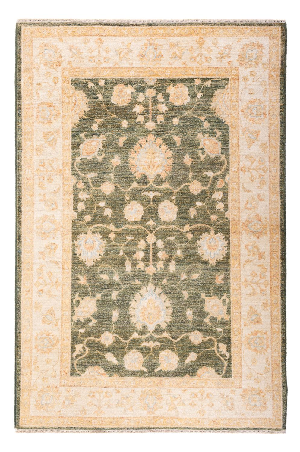 Alfombra Ziegler - 183 x 119 cm - verde oliva