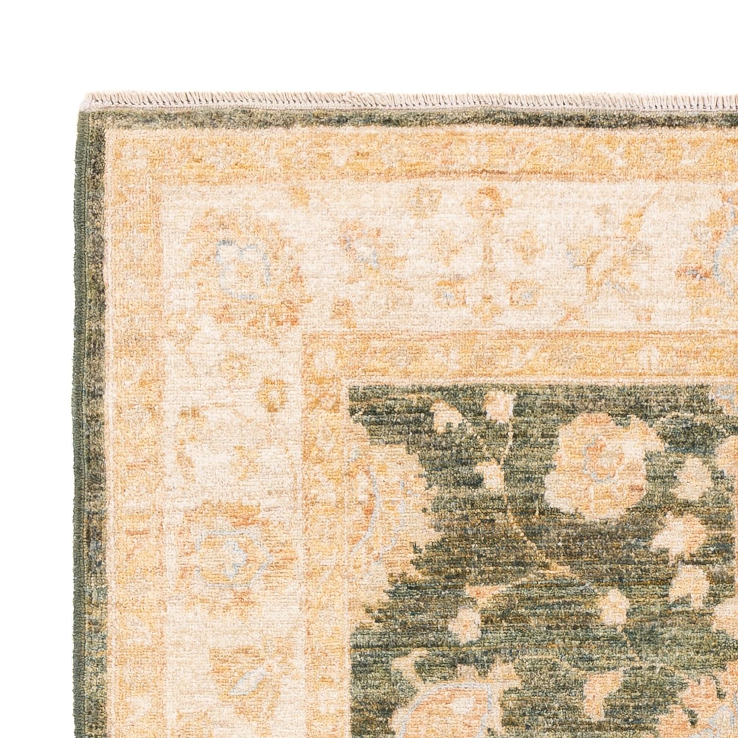 Alfombra Ziegler - 183 x 119 cm - verde oliva