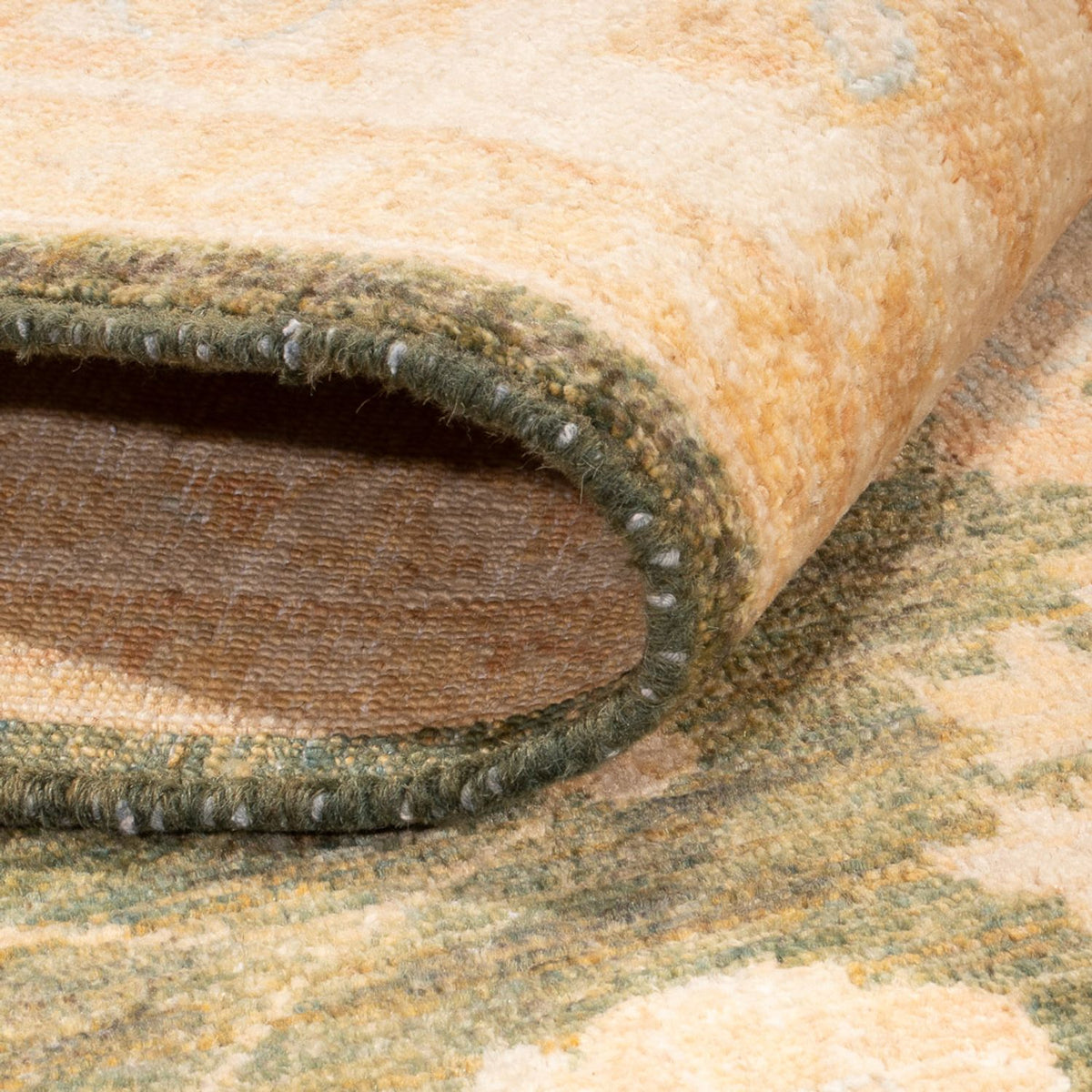 Alfombra Ziegler - 183 x 119 cm - verde oliva