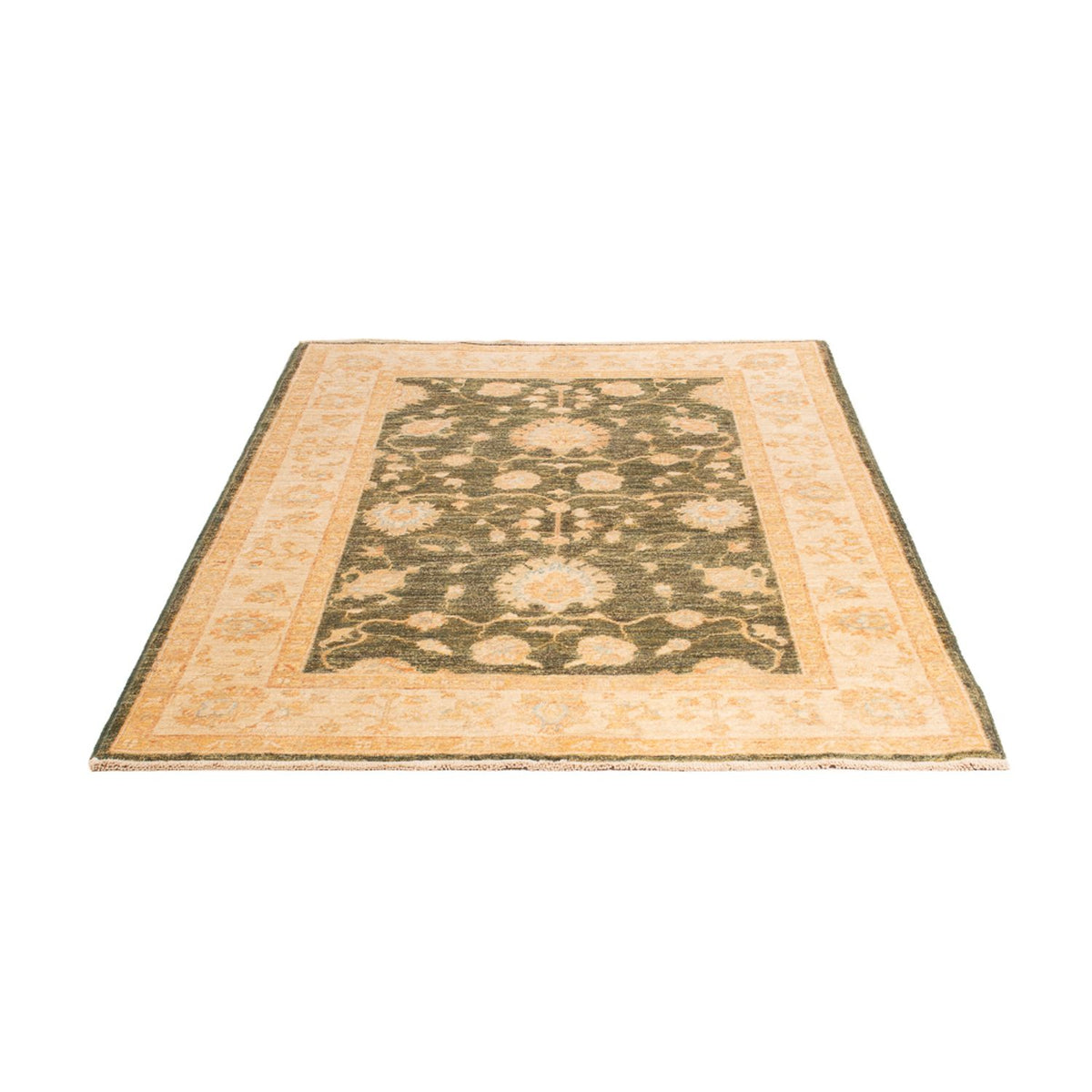 Alfombra Ziegler - 183 x 119 cm - verde oliva