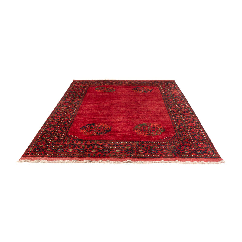 Alfombra afgana - Kunduz - 296 x 217 cm - rojo