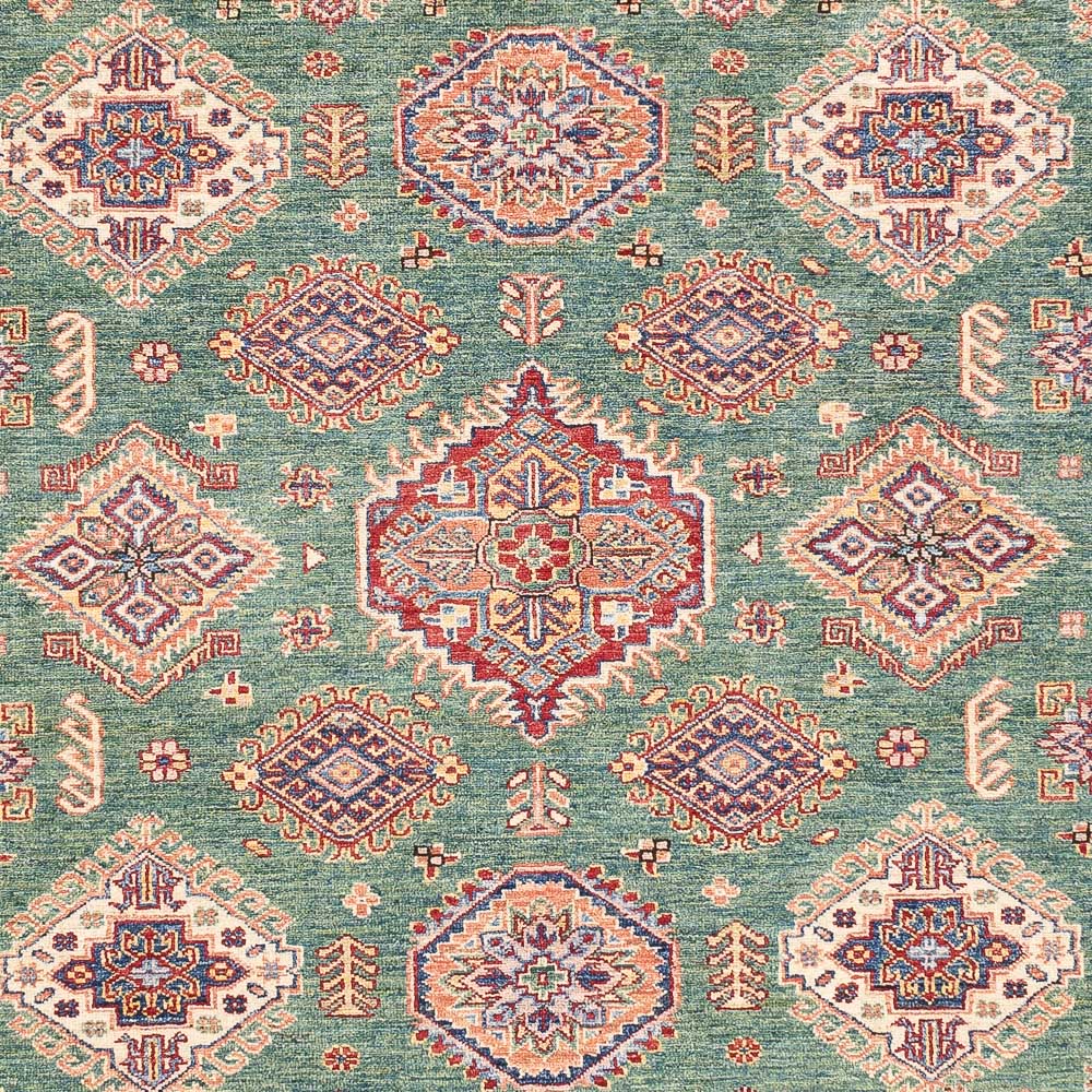Alfombra Ziegler - Kazak - 290 x 198 cm - verde claro